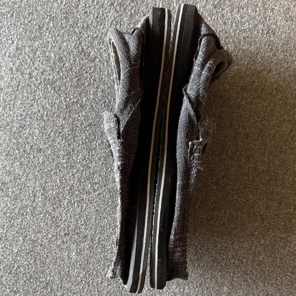 Sanuk Gray Slip-On Loafers - Picture 10 of 10
